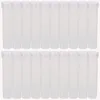 Fleurs décoratives 50pcs Nutrition Fleur Tube en plastique transparent contenant d'eau de fleuriste