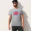 Męska flaga brytyjska w Wielkiej Brytanii T-shirt Wielka Brytania Anglia