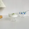 Vinglasglas druvor transparent ins glasbägare kaffekopp frukost cocktail återanvändbar drinkware bröllop dessert
