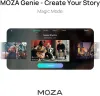 Gimbal MOZA Mini MX handheld stabilizer is foldable for mobile phone iOS and Android threeaxis shooting antishake