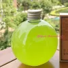 Bottles Empty Drinking Ball Bottle 500ml Plastic Preserving Jar Aluminum Caps 300ml Canning Ball Drinks Christmas Sphere Bottle Jar Ball