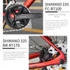 Велосипедные велосипеды 24 Speed Road Bike 105 DI2 Полный углерод -гонщик.