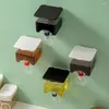 Depolama Şişeleri Siyah/Beyaz Baharat Kutusu Plastik Duvara Monte Sıvı Dispenser Toz geçirmez kontrol edilebilir