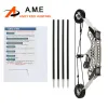 Arrow Archery Mini Compound Bow and Arrow Set 4/12pcs Arrows Stainless Steel Portable 3040m Range For Entertainment Sports Shooting