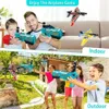 Gun Toys Airplane Launcher Bubble Catapult WIth 3 Airplane Toy For Kids Plane Catapult Gun Shooting Game Outdoor Sport ToysL2404