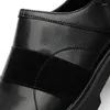 Casual Shoes Hight Quality Original Design 2024 Spring Leather Loafers For Men's Black Hombre Daily Dress Height Increasing #38-44