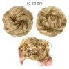 Chignon ranyu niechlujne syntetyczne włosy bułka fałszywe włosy kobiety chignon włosy kręcone perukę elastyczne kawałki mostka do włosów łatwa bułka
