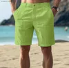 Mäns shorts 2024 Summer Mens Cotton and HP Fashion Trends H240424
