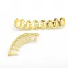 18k a doppio colore oro a doppio colore floreale 8 denti Oro Bretine hip-hop hip-hop Temu