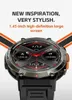 Orologi da polso uomini smart orologi con torcia bluetooth call sport tracker pressione sanguigna ip67 impermeabile per uomini xiaomi Android iOS Outdoor 240423