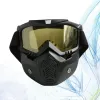 Eyewear Winter Snow Goggles Ski Snowboard Snowmobile Face Mask Sun Glasses Eyewear (Matte Black Frame and Yellow Gyeglass)