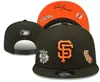 Ball Caps 2023-24 '' Giants''unisex Fashion World Series Baseball Cap La NY Snapback Hat Men Sun Hat Bone Gorras Hafdery Fited Size Cap Hurtowa A0