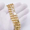 Mens Golden Chain Cuban Chain Mens Fashion Jewelry 18-24 Link Chain