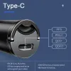 Gamepads Baseus Car Charger Quick Charge QC4.0 3.0 QC PD USB Typ C 30W 5A Fast Charging Mini Car Charger för iPhone 14 Pro Xiaomi Poco