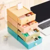 Bins desktop lade opbergkast stapelbare bureau opbergdoos met handvat grote capaciteit desktop sundries Organizer huisopslag