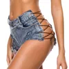 Shorts femininos calças de jeans de verão europeias e americanas