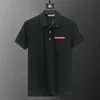 2024 Summer Kleidung Luxus Designer Polo-Shirts Männer lässige Polo Mode Snake Bienendruck Sticker T-Shirt High Street Herren Polos Größe M-3xl 09