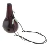 Instrument 6 trous alto ton C Ocarina flûte céramique noire poterie fumée de flûte fute instrument de musique pour débutant avec corde hang