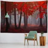 Tapestries Dream Forest Tapestry Home Wand Decoratie Kamer Achtergrond achtergrond Doek Boheemse bedbladen Strandmatten Outdoor Picnicdekens Outdoor