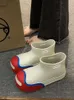 Women's Summer Exterer Wear Rain Waterproof Rubber Shoes 2024 Nova plataforma não deslizante feia e fofa botas de dedão do pé