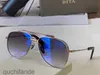 Moda Luxo Designer Dítido Óculos de Sunglasses Menses Mulheres Mulheres Tipo 404 Toad Pilot Mirror Edição Coreana Óculos de sol Os óculos de sol com logotipo da marca