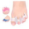 Tratamiento 1 par de dedos de los pies Hallux Valgus Corrector Separador Dispositivo de cuidado del pie de pie Silicona Protector Fingers