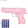 Toys Toys Children Toy Guns Desert Eagle Pistol Manual Handgun Toy Foam Dart Blaster Shooting Model Lanceur pour garçons Girls Outdoor Gamesl2404