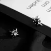 Stud Earrings 1Pairs Men Earring Star Pierced Crystal Zircon Stainless Steel Tiny Minimalist Studs For Mens Women Jewelry