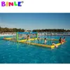 Adult Water Game Large Inflatable Volleyball Floating Court/area Inflatable Water Sport game With Good Price For amusement park