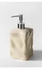 Storage Bottles Light Luxury Ceramic Shower Gel Dispenser Bottle Detergent Push Household Collecting Utensils Organizer