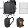 カメラバッグのアクセサリー45L大企業旅行バックパックメンズ多機能USB充電と旅行または職場用の大容量防水バックパック