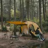 Tendas e abrigos naturehike 50d nylon tenda de camping dossel ao ar livre caminhada duas pessoas toldos leves um salão