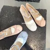 Балетные женщины в повседневных квартирах сандалии дамы Лолита на улице Atutmn Fashion Slides Butterfly-Knon Женщина Мэри Джейн обувь 240412 679