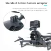 Drony Drone Adapter Montaż Zestaw rozszerzający klip kompatybilny z GoPro Insta360 kamera Gimbal Light do DJI FPV/OSMO Action 2