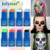 Peinture de corps Halloween maquillage pour visage de corps peinture 8 couleurs maquillage pour les enfants face cosmétique maquillage peinture visages professionnels gadgets durables d240424