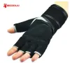Podnoszenie Boodun Antiskid Half Finger Gym Rękawiczki do budowy ciała Rękawiczki na nadgarstki Mężczyźni kobiety hantle fitness