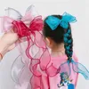 Acessórios para o cabelo Novos filhos Casos fofos Coste de fita renda de ornamento clipes de cabelo garotas adoráveis barrettes de gancho de cabelo acessórios de cabelo crianças