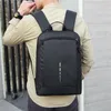 Sac à dos ultra léger étanche de 15,6 "ordinateur portable Bagpack scolaire sac à dos pour hommes élégants