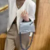 Avondtassen acryl tas vrouwen modeketen schouder marmeren patroon doos vorm handtas