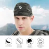 Kylskallkapital andas Summer Cycling Caps Ice Fabric Antiuv Bicycle Head Scarf Helmet Liner Sports Fishing Running Hat 240416