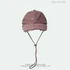 2024 New Jacquemes Hat Luxury Fashion Same Style Rubbed Baseball Caps for Man Designer Hat Women's Tassel Sunscreen Duck Tongue Hat with Wind Rope 9537