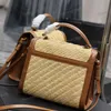 Summer Designer Wouten Torba luksusowa torba na ramię Cassandra Kobiet trawa torebka 10a najlepsza jakość torby plażowe Tote Crossbody Casual Trerek Torka na teczkę