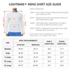 LightBare Men's UPF 50 UV Zonbescherming Lichtgewicht T-shirt met lange mouwen Snel droog voor buitenwandelen 240415