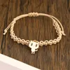 Beaded Bohemian Cute Little Animal Metal Pendant Hand-woven Bracelet Women Casual Jewelry Accessories Friendship Gifts 240423