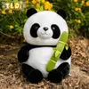 Plush Dolls Panda Bamboo Plush Stuffed Doll Soft Animals Children Toy Pillow Cartoon Kawaii Dolls Girls Kids Lover Gifts Home DecorationL2404