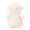 Poux en peluche douce mouton blanc lam hold tulip fleur douce pelucheuse poupée en peluche jouet enfant fille anniversaire cadeau de Noël 1pcl2404