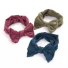 Accessoires 15 PCS/Lot Knot Bow Nylon Hoofdbanden brede tulbandkop Wrap One Size past de meeste meisjeshaaraccessoires