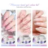 Kits 30 ml Gale de photothérapie à ongles pour les gels LED / UV Renforcez l'extension des ongles No Bubbles Vernis Gel Nail Art prolonge Formes Nail Glue