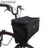 Twtopse Cycling 21L Grand panier de vélo à vélo pour Brompton Pliage Sac Fit 3SXITY PIKES 3 trous stern fnhon 240415