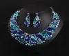 Fashion Bridal Jewelry Sets Wedding Necklace Earring For Brides Party Prom Costume Accessories Decoration Women D1810100383710512084235